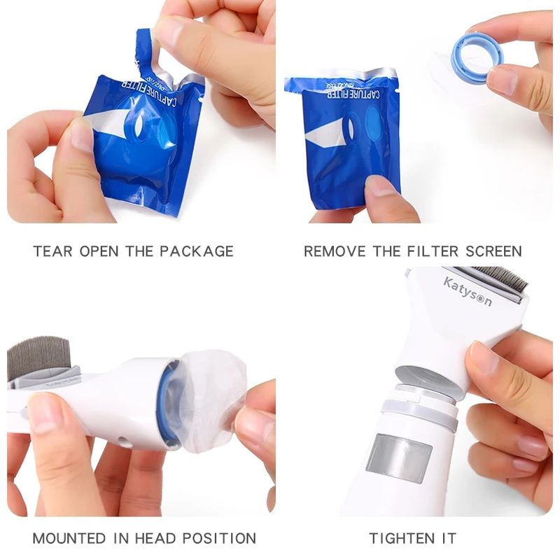 Cat Hair Cleaning Brush Comb Electric Lice Remover To Get Rid Of Electric Lice Remover Lice And Hair Comb Pet Grooming Electric-EU
