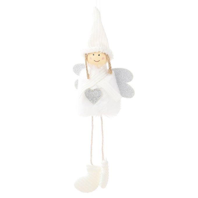 An  Doll  Hristmas Ornaments Merry  Hristmas De Orations For Home Pendant-white