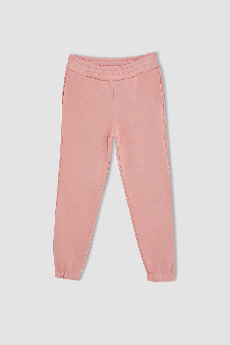 Girl - Regular Fit Knitted Bottom Trousers - Bordeaux