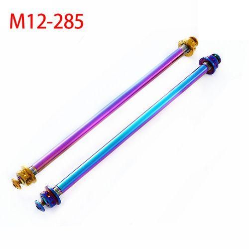 2Pcs Front Rear Wheel Axle Multicolor M10-188MM Mid Axis