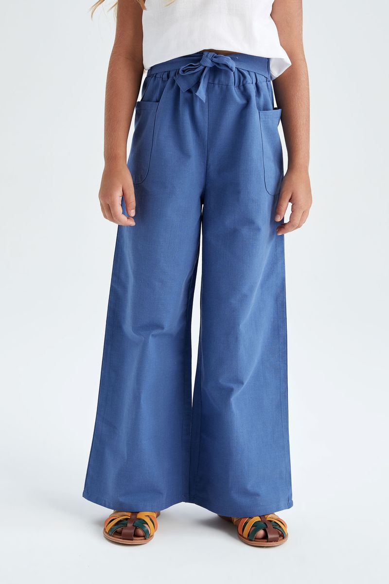Girl Trousers - Indigo