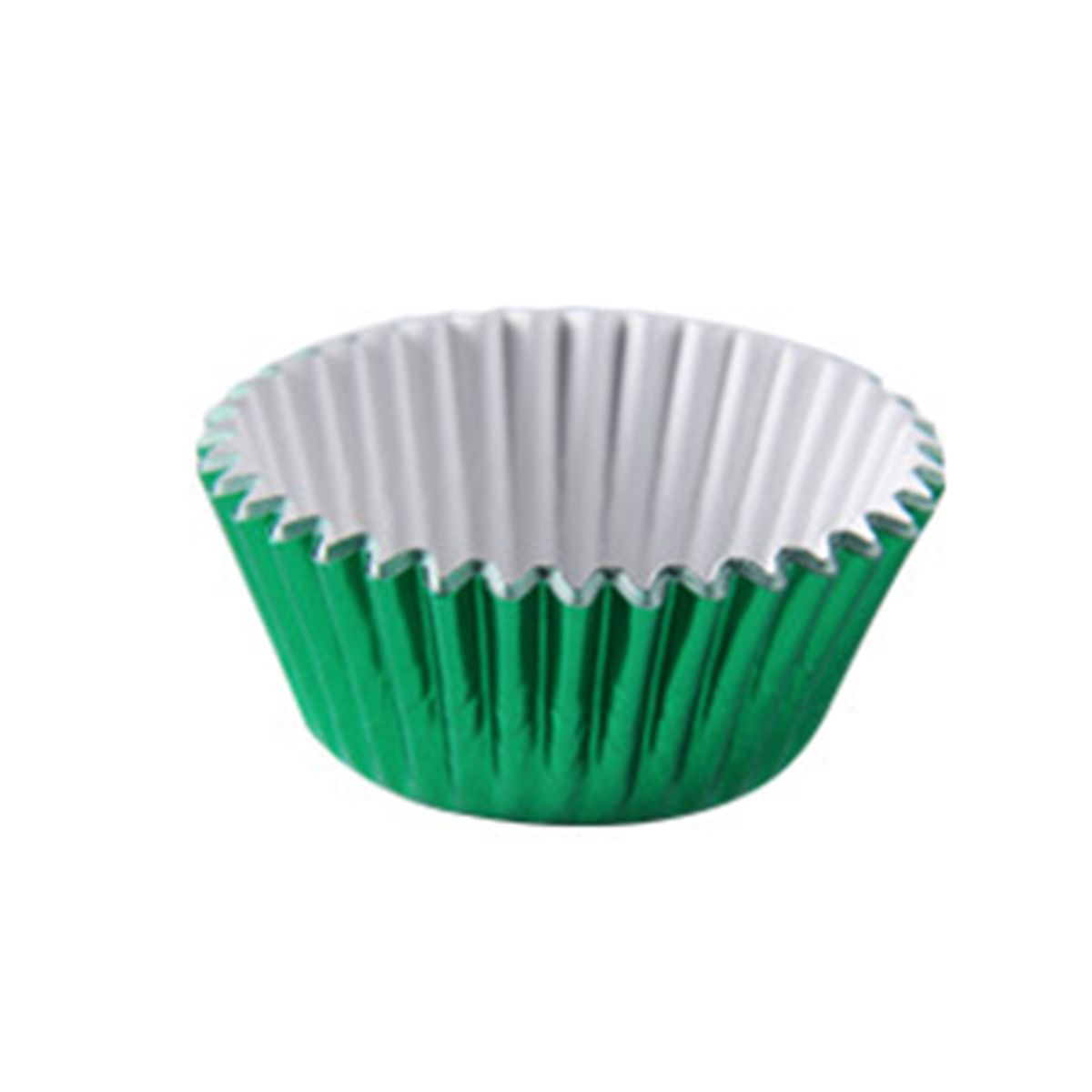 100Pcs Aluminum Foil Muffin Cases Paper Baking Cupcake-Green