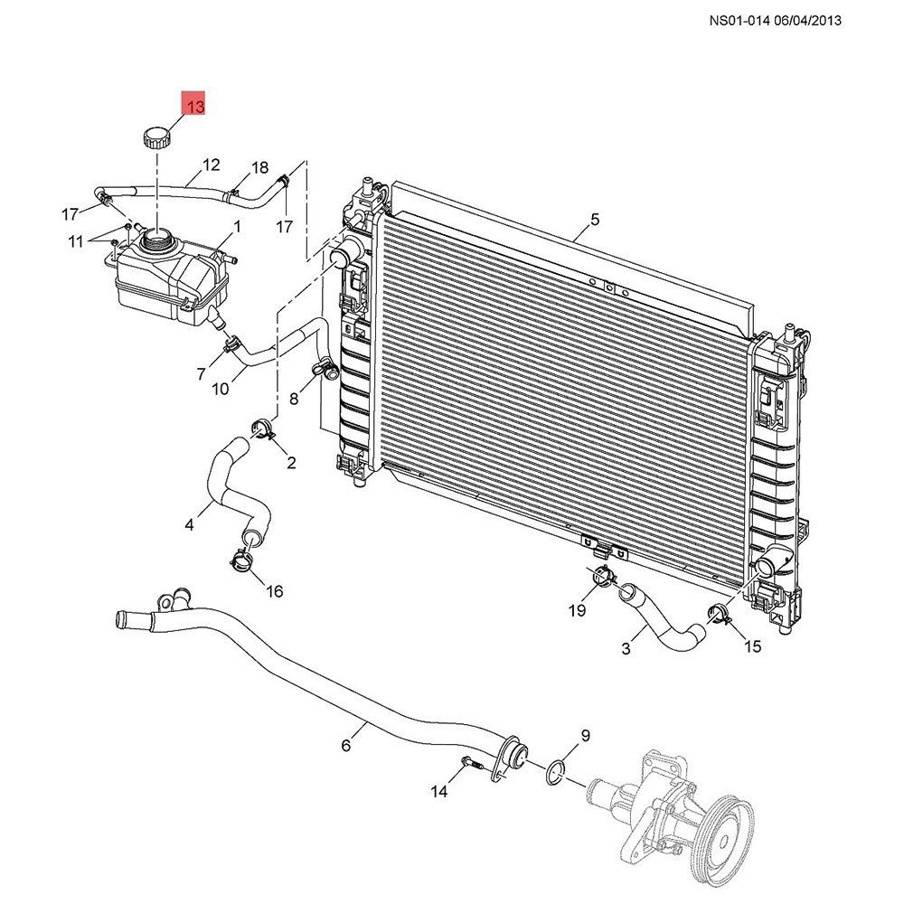 Coolant Reservoir Cap Expansion Tank Cover Replacement For