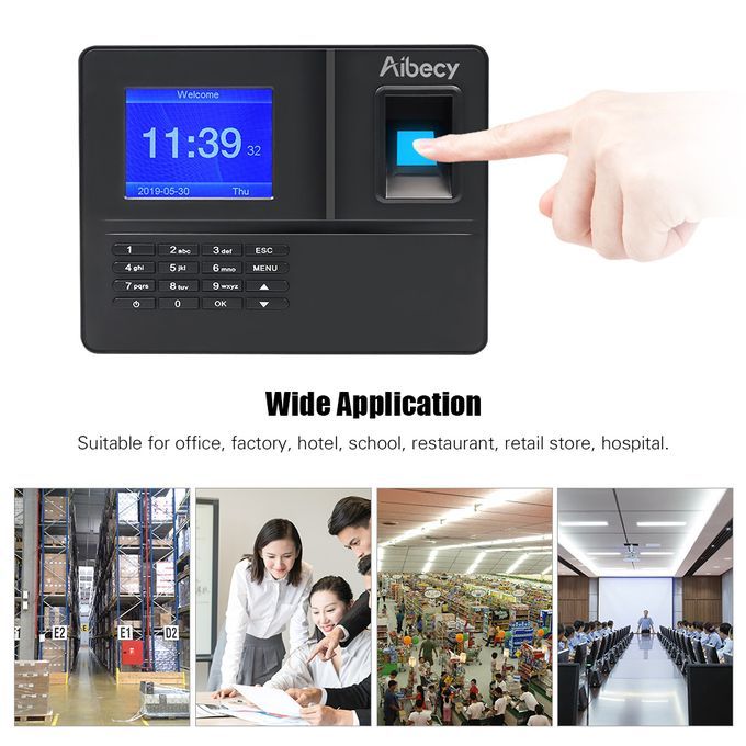 Aibecy Intelligent Biometric Fingerprint Time Attendance