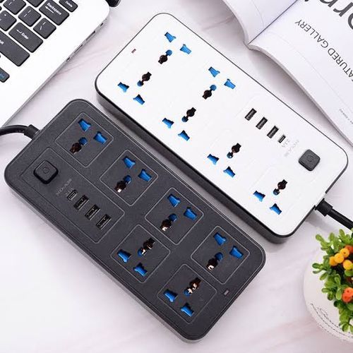 NEW ITEL 6-SOCKET 4-PORT EXTENTION SOCKET