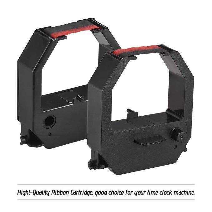 Time Clock Ribbon Cartridge Red Black Ink Colors For Office