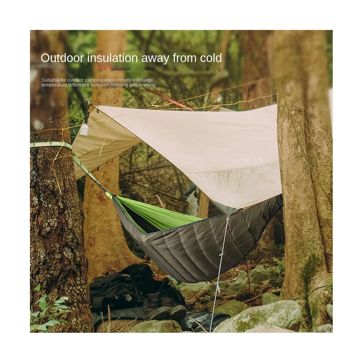 Ultralight Outdoor Camping Hammock Portable Warm Blanket Hammock Portable Outdoor Camping Sleeping Bag Hiking Travel