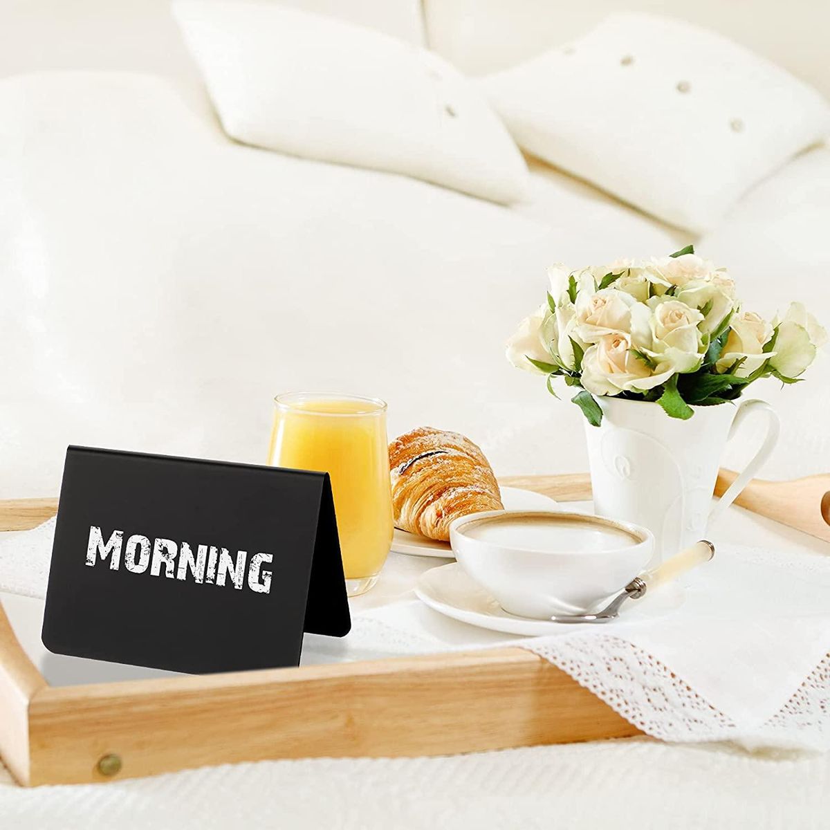 20 Pieces Mini Chalkboard Signs A-Shaped