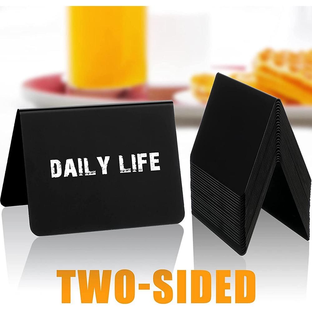 20 Pieces Mini Chalkboard Signs A-Shaped