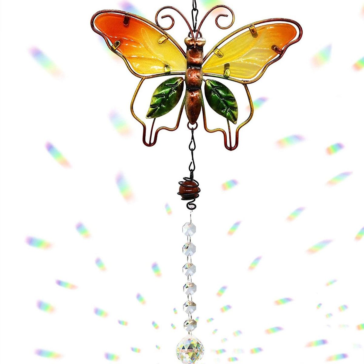 Crystal Catcher Lighting Crystal Pendant OrnamentPurple)