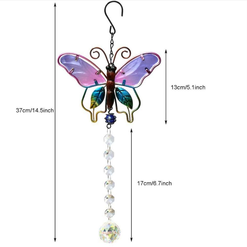 Crystal Catcher Lighting Crystal Pendant OrnamentPurple)