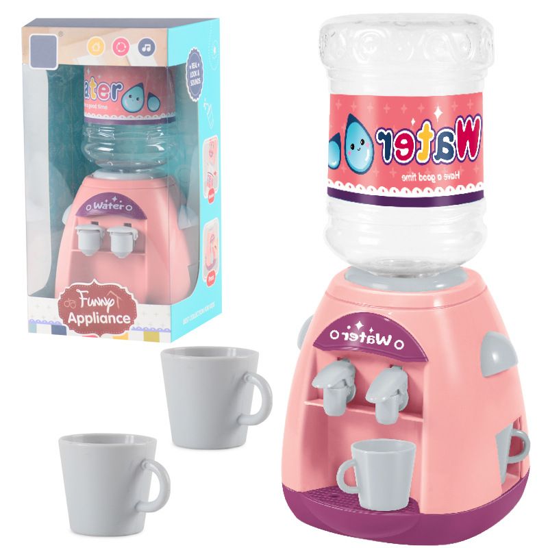 Mini Electric Water Juice Dispenser With Music Cute Portable Warm/Cool Water 2 In 1 Drinking Fountain Water Cooler For Kids