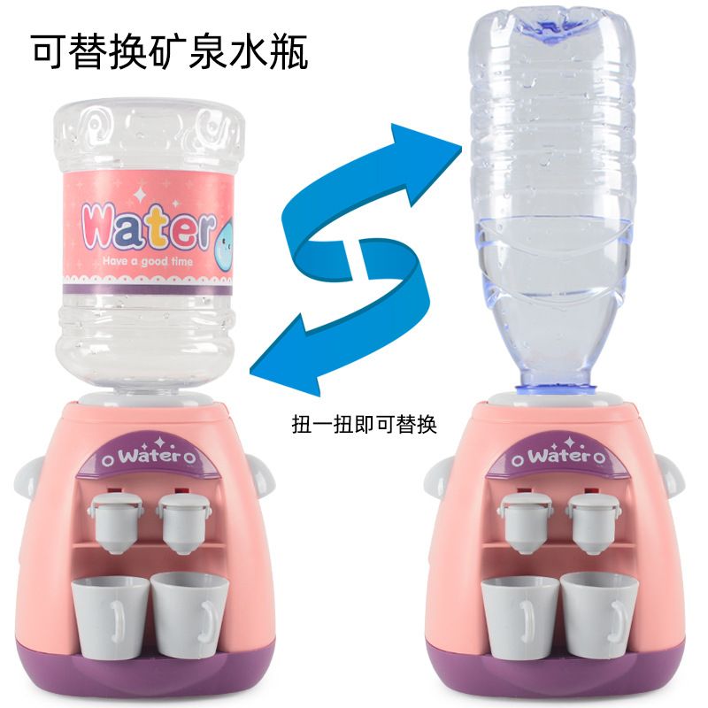 Mini Electric Water Juice Dispenser With Music Cute Portable Warm/Cool Water 2 In 1 Drinking Fountain Water Cooler For Kids