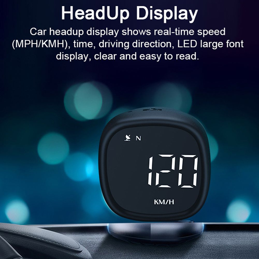 Car Motorcycle HUD Headup Display LED Digital GPS