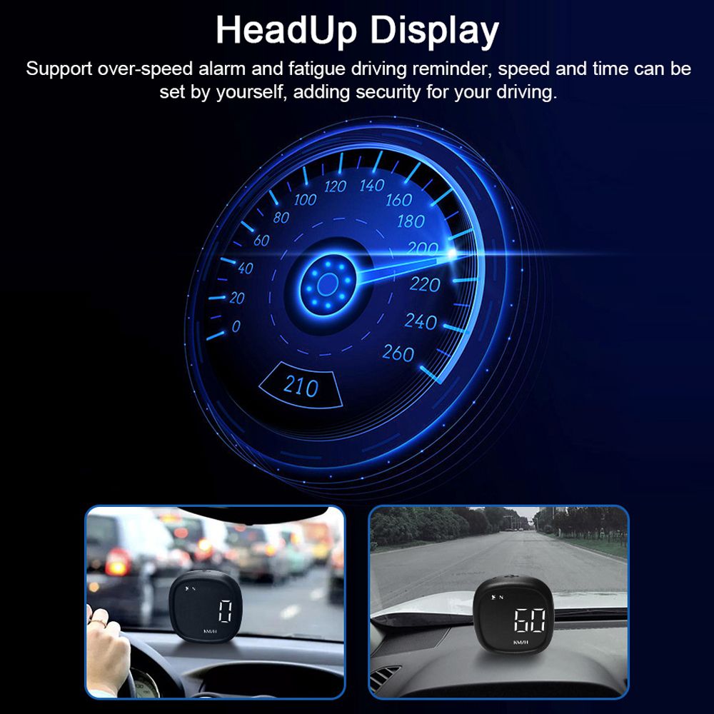 Car Motorcycle HUD Headup Display LED Digital GPS