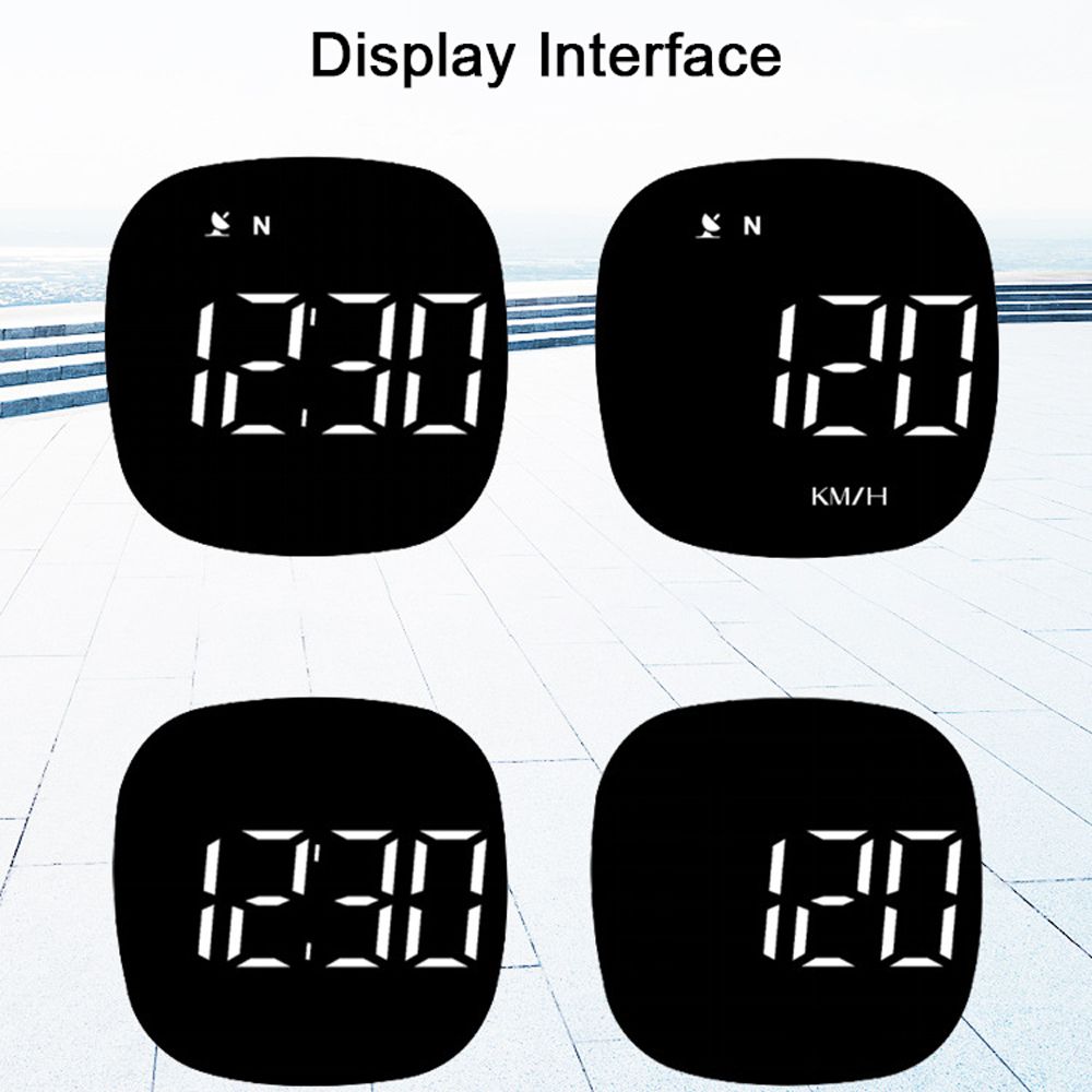 Car Motorcycle HUD Headup Display LED Digital GPS