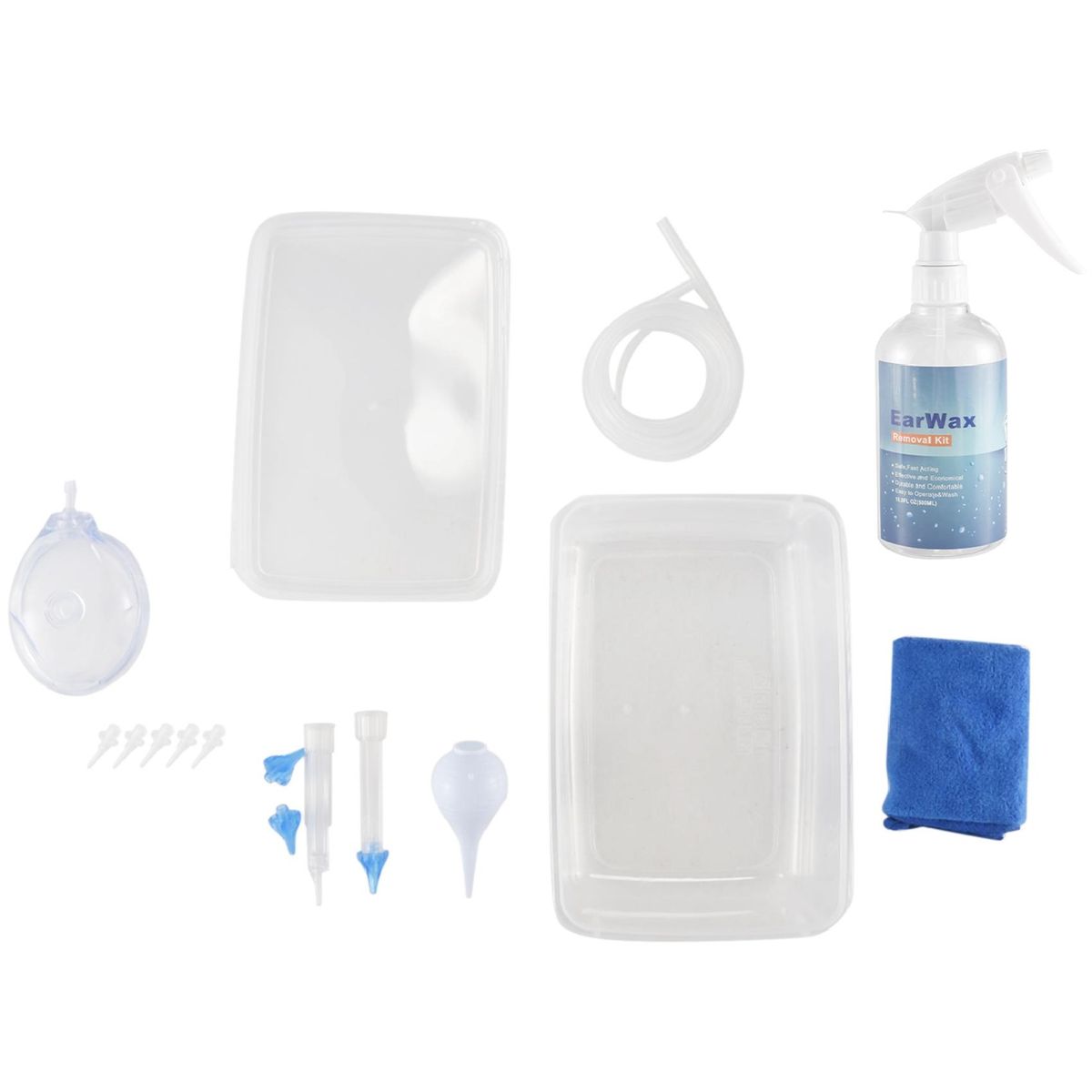 500ML Ear Irrigation Cleaning Kit Kit with Ear Washing Syringe Ear Care