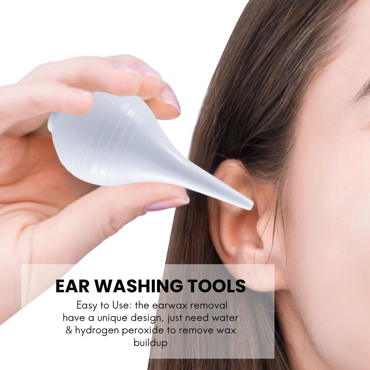 500ML Ear Irrigation Cleaning Kit Kit with Ear Washing Syringe Ear Care