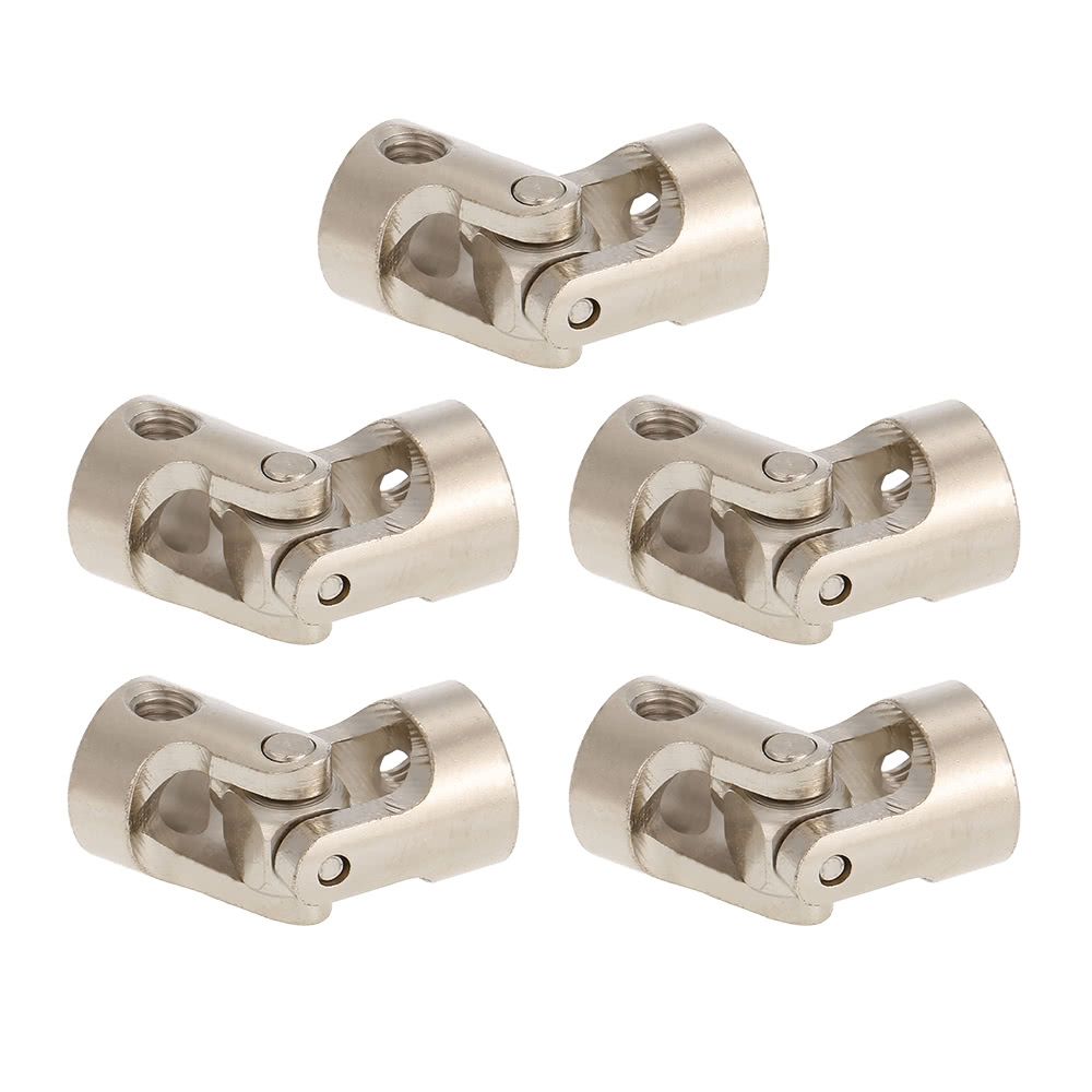 5pcs Stainless Steel 5 To 5mm Full Metal Universal Joint