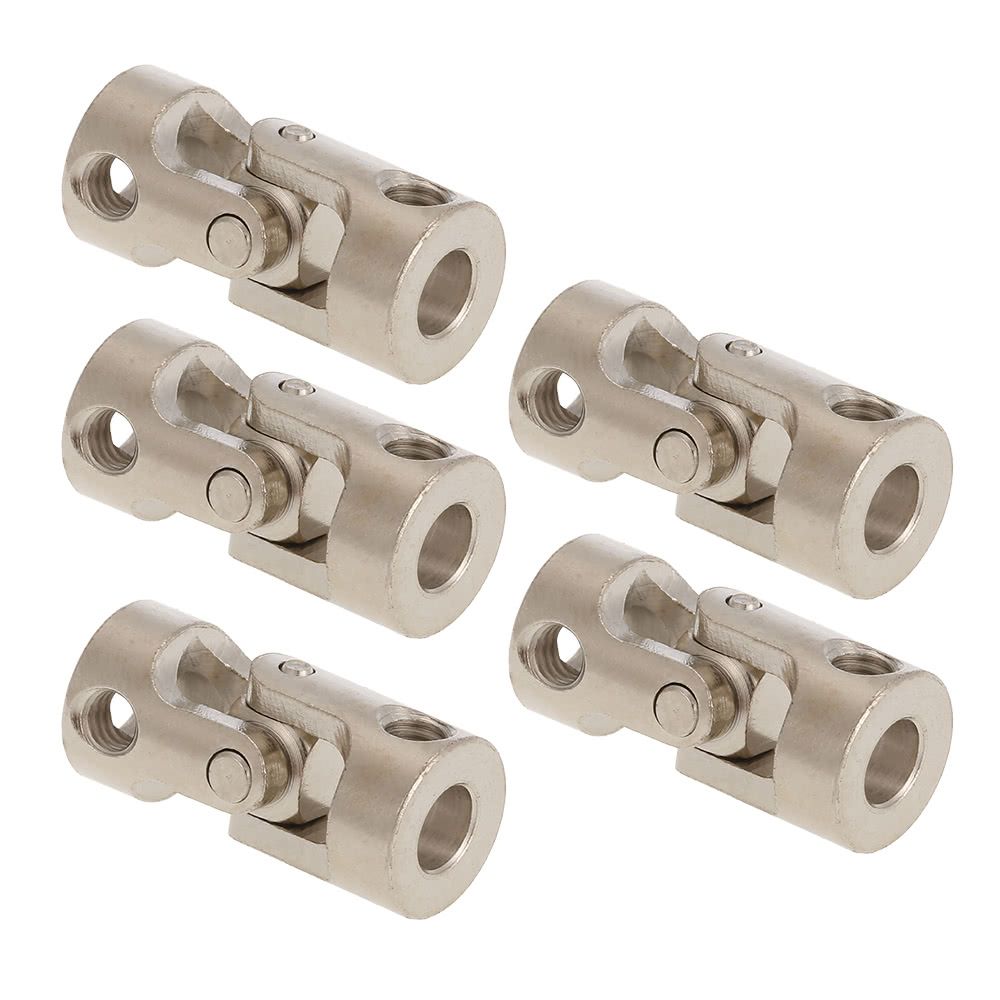 5pcs Stainless Steel 5 To 5mm Full Metal Universal Joint