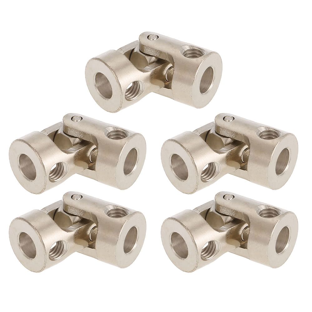 5pcs Stainless Steel 5 To 5mm Full Metal Universal Joint