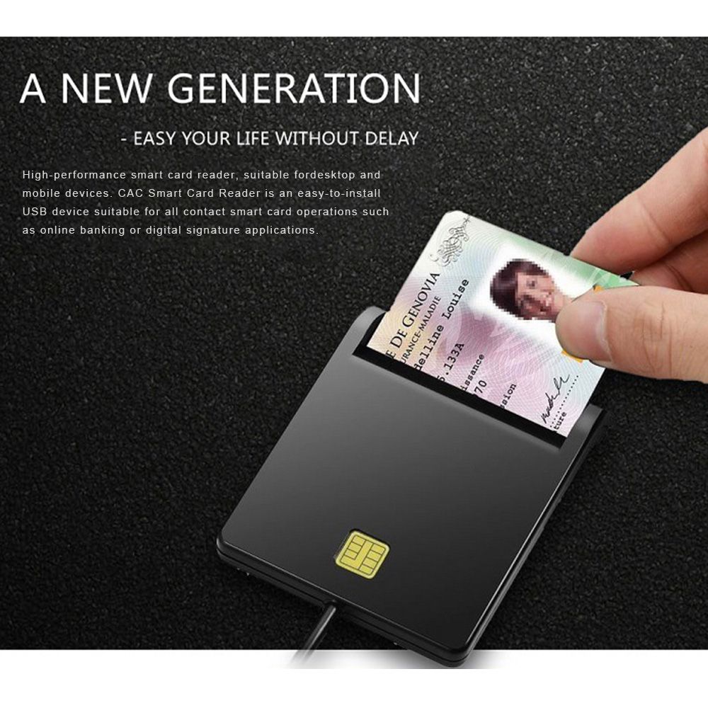 Smart Card Reader USB Common Access Card Reader Compatible