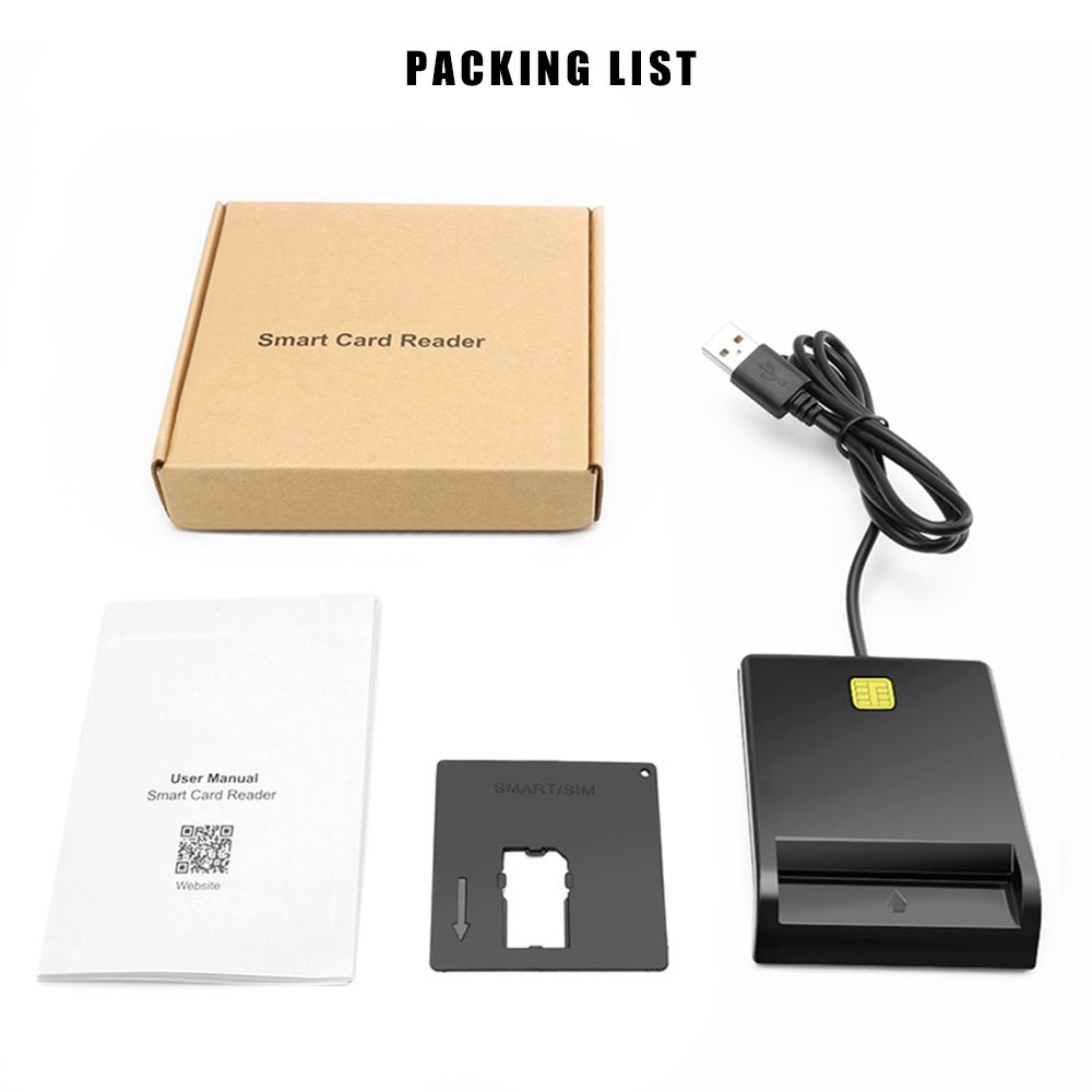 Smart Card Reader USB Common Access Card Reader Compatible
