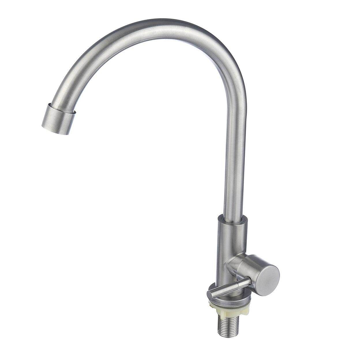 304 Stainless Steel Faucet Large Vertical Water Tap With 50cm Double Head Tube