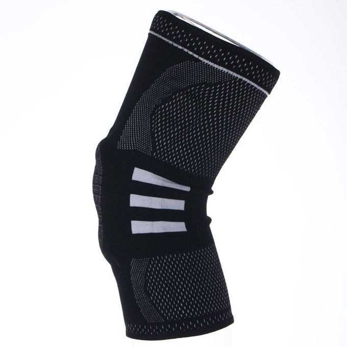 Sports Knee Su Ort Pad Knee Bra E Prote Tion For Athletes Stability-black White-XL