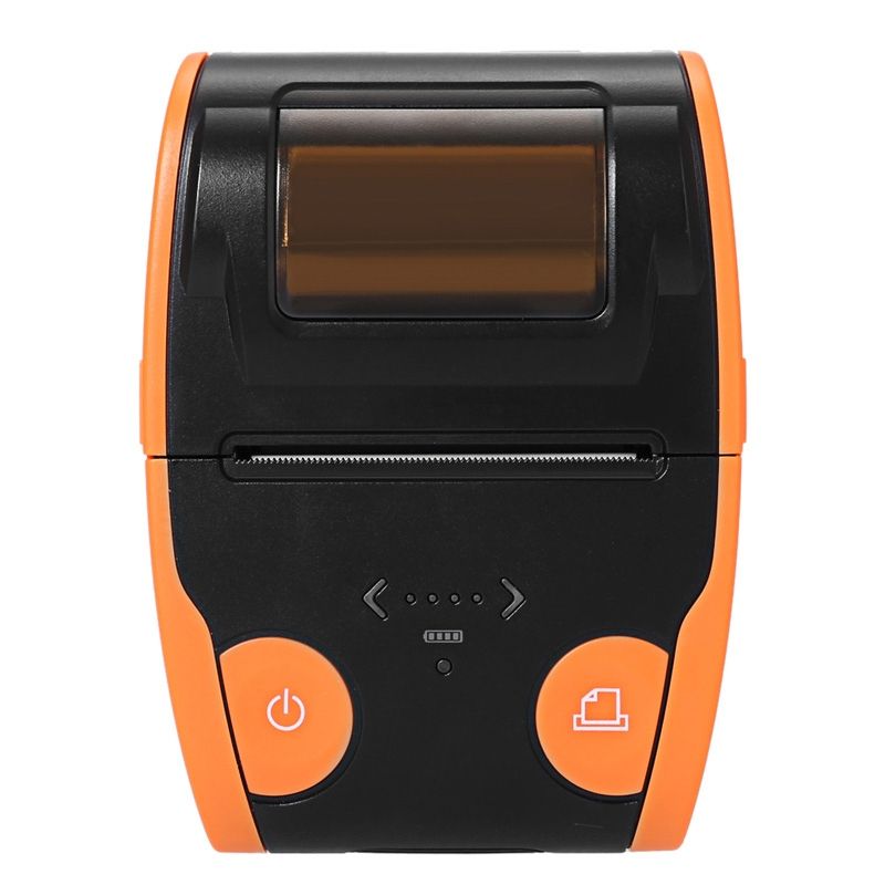 Portable 58mm Bluetooth POS Receipt Thermal Printer(Orange)