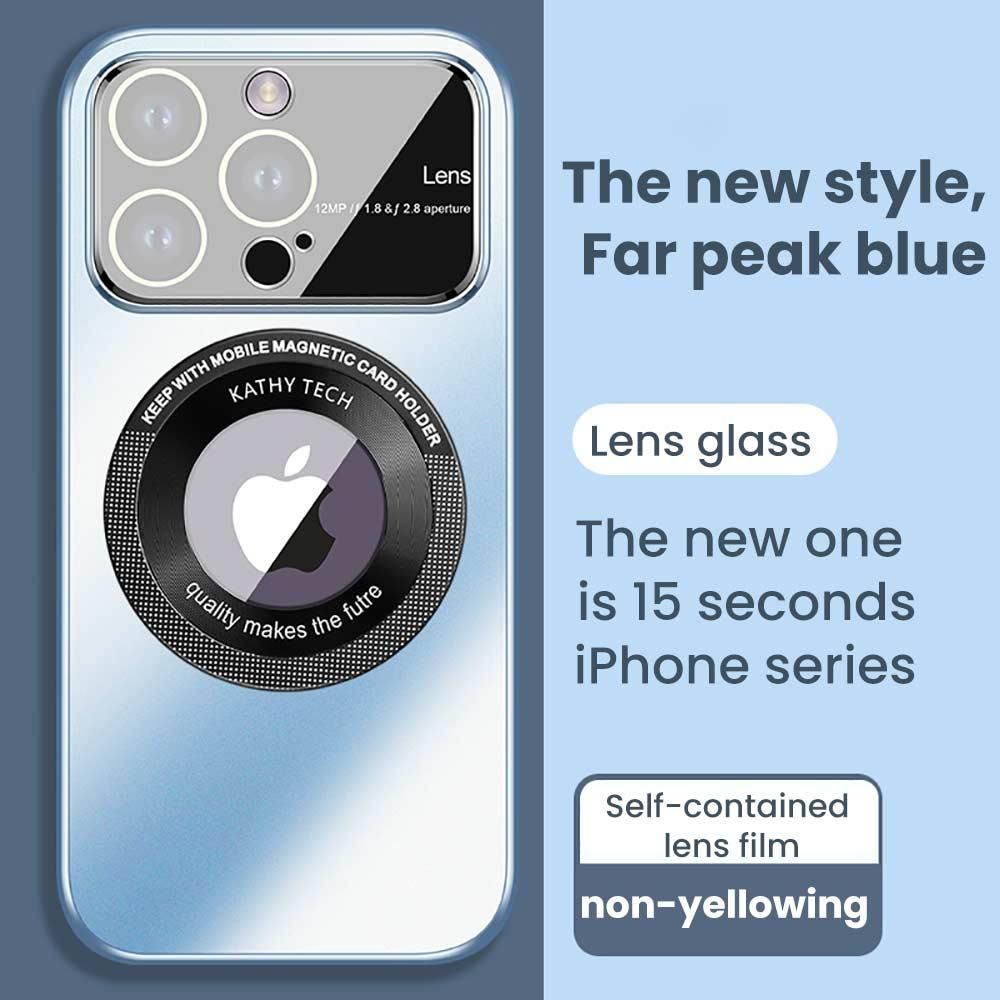 2023 New AG temper glass for MagSafe case for iPhone 13 Pro Max 14 slim matte shockproof armor cover cases for iPhone 14 Pro Max