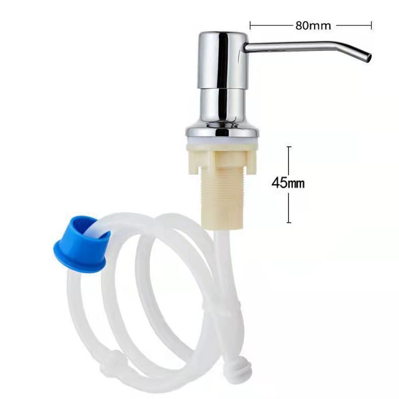 Sink Soap Dispenser Pump Head Lengthened Hose/ Bathroom Hand Washing And Cleaning Soap Dispenser
