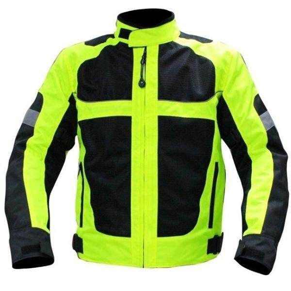 Men Motorcycle Racing Sports Cycling Motorbike Jacket Reflective (M) XL