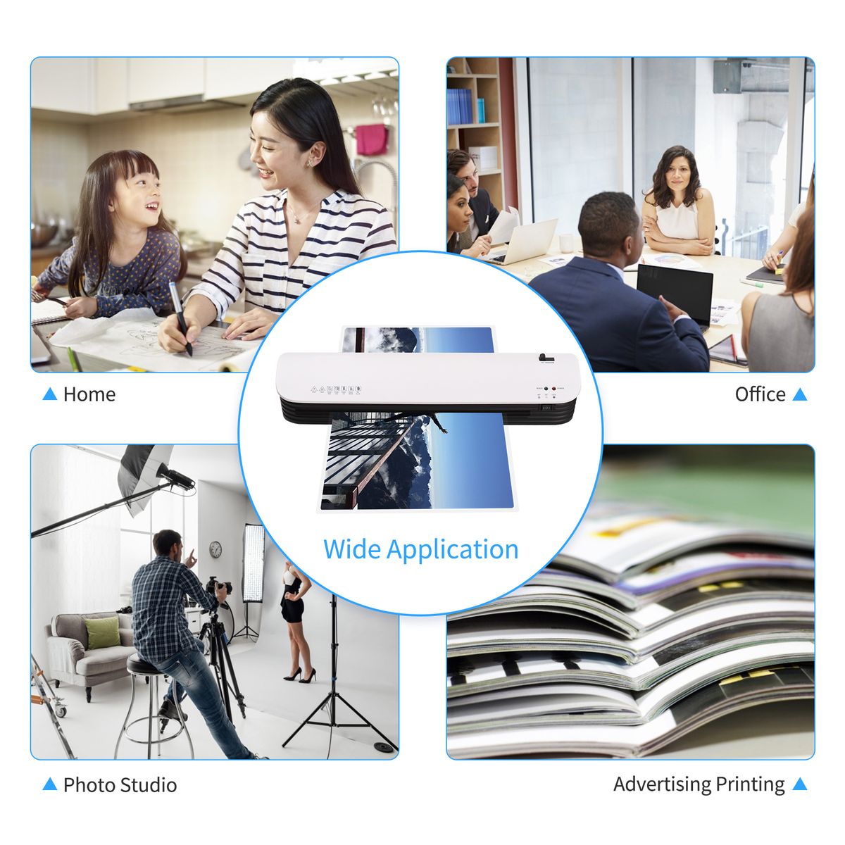 SL399 Laminator Machine Set A3 Size Hot And Cold Lamination