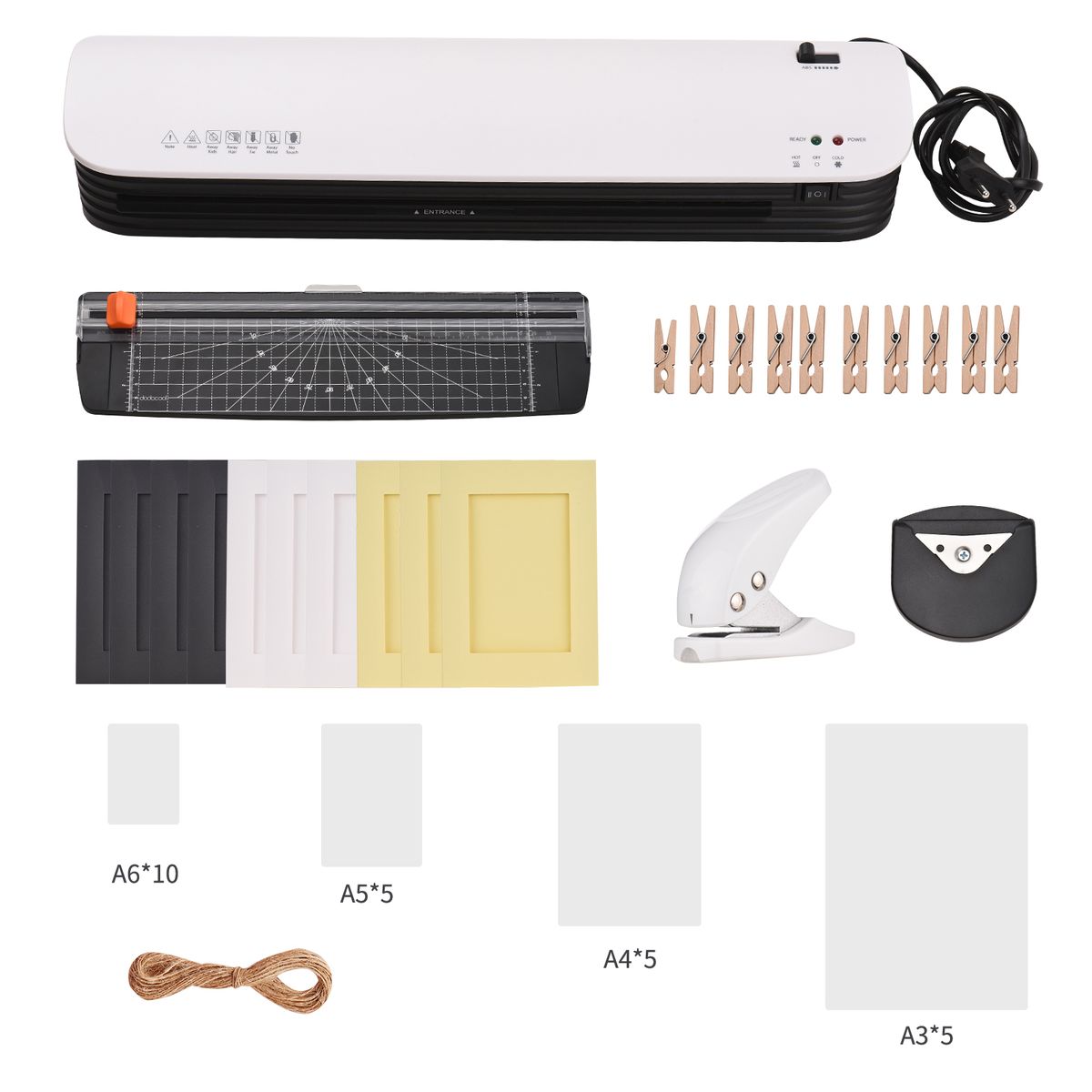 SL399 Laminator Machine Set A3 Size Hot And Cold Lamination