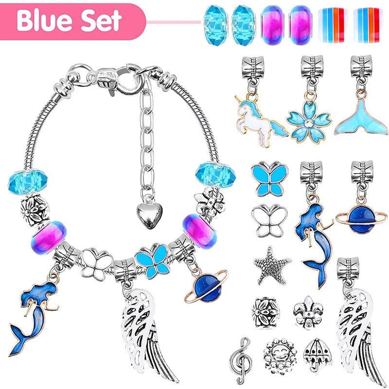 DIY Charms Bracelet Making Set Spacer Beads Pendant Accessories for Bracelet Necklace Jewelry Making Creative Children Gifts New