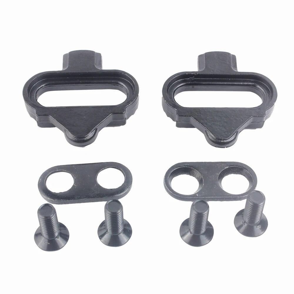 Mountain Biycycle Pedals SPD Cleats Pedal Clipless Cleat Set MTB Bike Biking Cleats Clip-in Clips kit