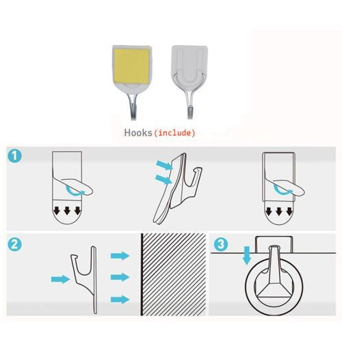Foldable No Crease Soft Projector Screen Holes Hanging