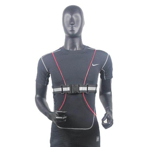 LED Fiber Reflective Night Cycling Running Outdoor Clothes Safety Sports