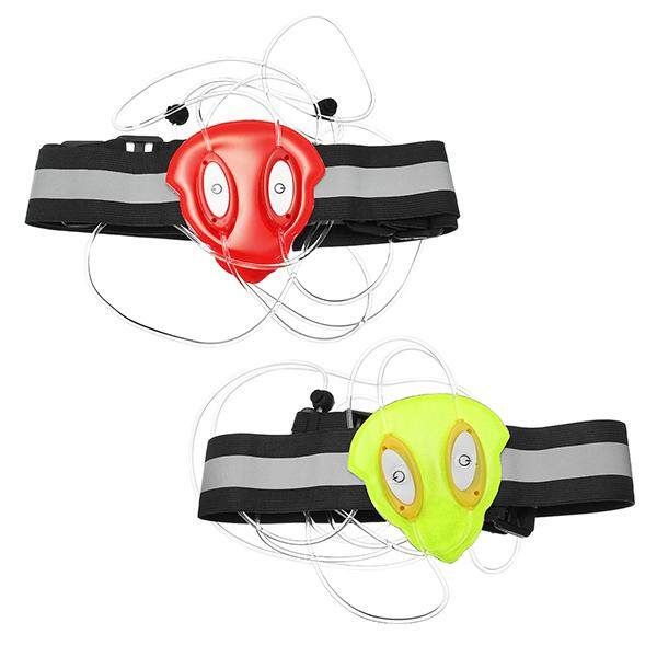 LED Fiber Reflective Night Cycling Running Outdoor Clothes Safety Sports