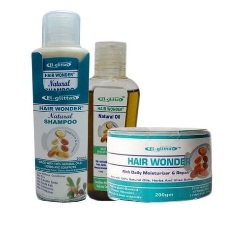Hair Wonder Shampoo + Oil + Cream-(3pcs)