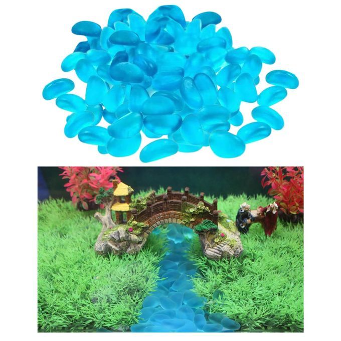1 Pound Of Beach Sea Beads Blue Falls For Aquarium,