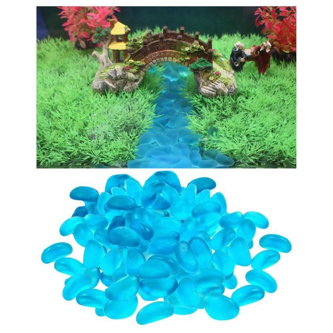 1 Pound Of Beach Sea Beads Blue Falls For Aquarium,