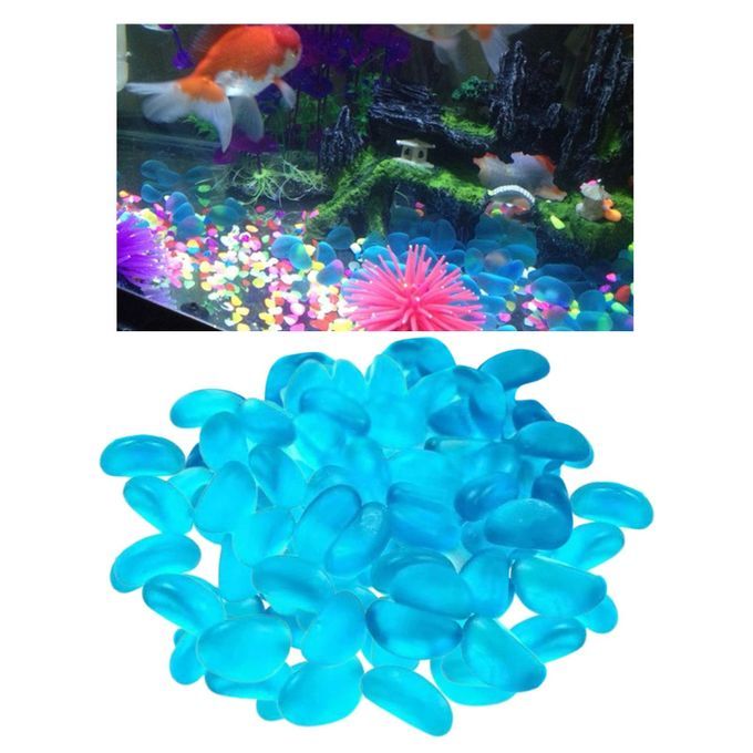 1 Pound Of Beach Sea Beads Blue Falls For Aquarium,