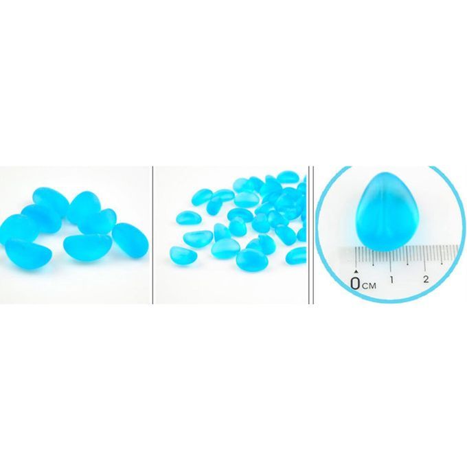 1 Pound Of Beach Sea Beads Blue Falls For Aquarium,