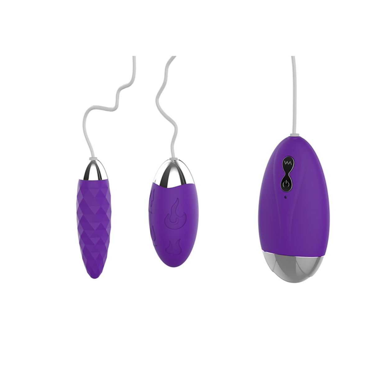 Greenbaby EL011 Double Vibrating Egg Set With Wired Remote