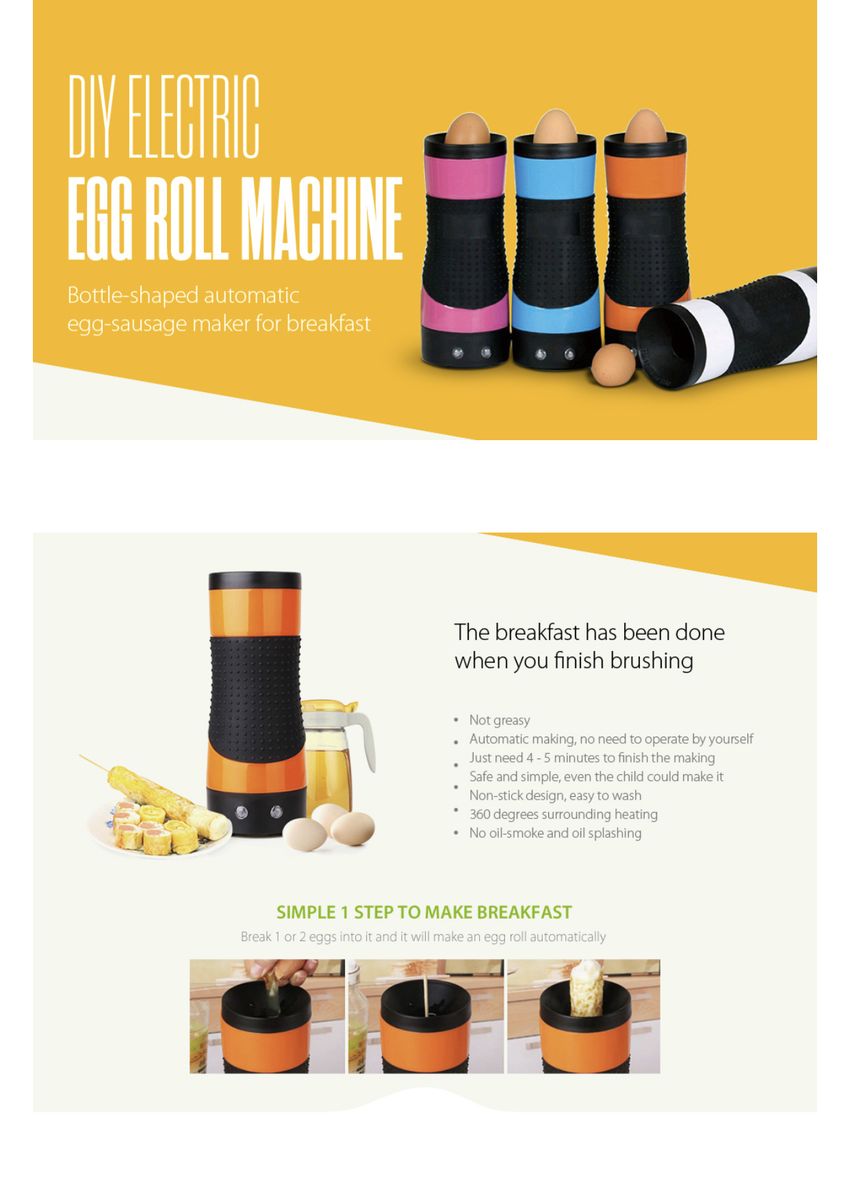 Multifunctional Egg Roll Cup Egg Master