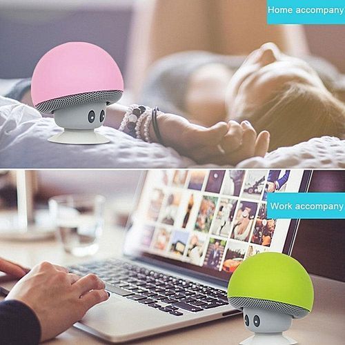 Cartoon Small Head Mini Mobile Phone Flat Stand Small Sucker Creative Bluetooth Speaker HT-S
