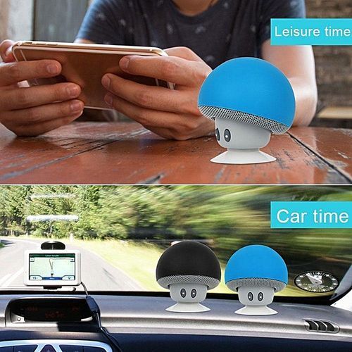 Cartoon Small Head Mini Mobile Phone Flat Stand Small Sucker Creative Bluetooth Speaker HT-S