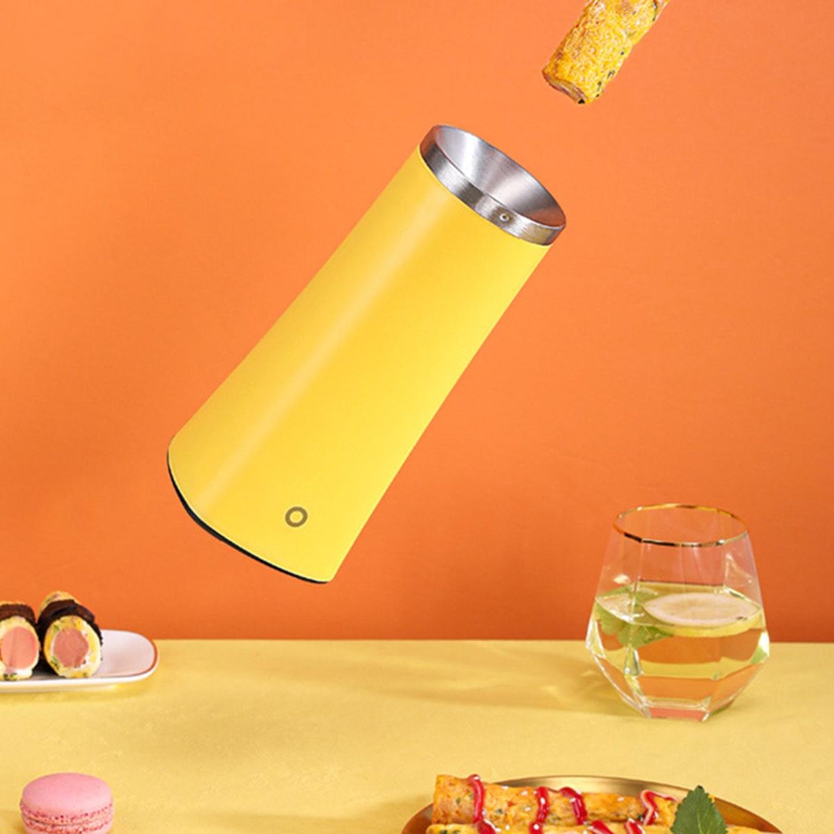 Automatic Egg Master Electric Automatic Rising Egg Roll Maker Yellow